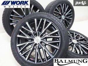 WORK ワーク BALMUNG BG1 LV バルムンク 17インチ 7J +48 5穴 PCD114.3 2022年タイヤ付 4本 アルファード ヴェルファイア エスティマ