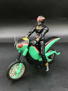 1113-15◆昭和レトロ 仮面ライダー ブラック バトルホッパー フィギュア バイク 破損あり 1987年 BANDAI 当時物