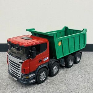 R068-Z13-383 bruder ブルーダー 2009年 SCANIA スカニア ダンプ トラック 864.01 左ハンドル 車 乗り物 約54×17.5㎝ 玩具 おもちゃ