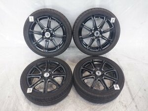 ☆23年製 バリ山☆ 4H 100 5J +45 15インチ 社外品 WORK SCHWERT アルミホイール タイヤ 165/50R15 HIFLY HF805 4本