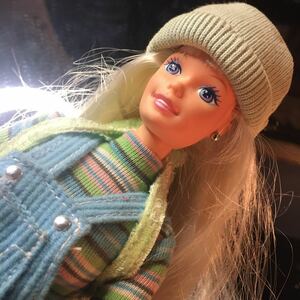 湯布院アンティーク バービー人形1997 Cool Blue Barbie Doll サイズH W D