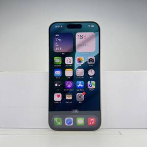 iPhone 15 Pro 256GB ナチュラルチタニウム SIMフリー 訳あり品 ジャンク 中古本体 スマホ スマートフォン 白ロム [出品ID：30699]