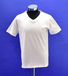 BRU NA BOINNE (ブルーナボイン) ハベトロットTee 半袖 S/S 無地 Vネック V-NECK T-SHIRT Tシャツ MADE IN JAPAN WHITE L カットソー