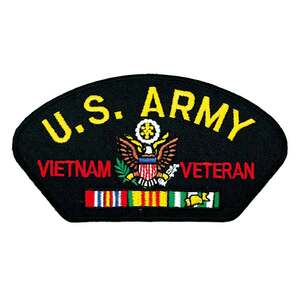 ★新品 U.S.ARMY VIETNAM ミリタリー 軍物 エンブレム ベトナム 紋章 ワッペン アイロン 簡単貼り付け アップリケ 刺繍