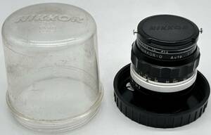 y3232TT ニコン Nikon NIKKOR-O Auto 1:2 f=35mm Nippon Kogaku Japan ケース付き 動作未確認 マニュアルフォーカス 一眼レフ