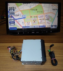 メモリーナビ 三菱電機 NR-MZ33-3 ワンセグ受信 DVD再生 Bluetooth　