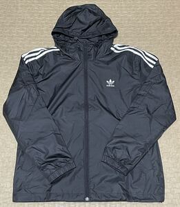 adidas・ORIGINALS 3 Stripes Windbreaker アディダス オリジナルス 3ストライプス ウインドブレーカー・L サイズ・新品