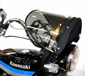 バイク用品 Z-FATHER 旭風防 スモーク(黒布タレ)/GS400E GS400L GSX250Eザリ GSX400Eゴキ GSX400FS【送料800円】