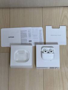 中古★Apple★AirPods★エアポッズ★第3世代★3rd★MME73J/A★MagSafe★送料無料！