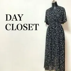 ✨新品✨ DAY CLOSET  Vネックサマードレスワンピース  花柄　シアー