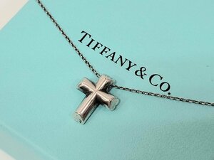 ★TIFFANY＆Co ティファニー パロマピカソ テンダネスハート クロス SV925 ネックレス ペンダント シルバー系 中古★004437