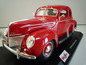 マイスト1/18◆1939 Ford Deluxe Coupe ◆ 1939 フォード デラックス クーペ