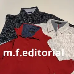 m.f.editorial MEN ポロシャツ(M) ３枚組