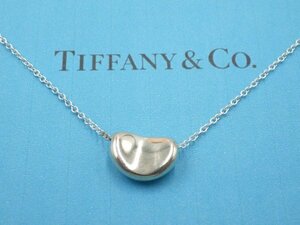 327930d【1円スタート】TIFFANY＆Co. ティファニー ビーン 11mm 925 ネックレス エルサペレッティ チェーン41cm