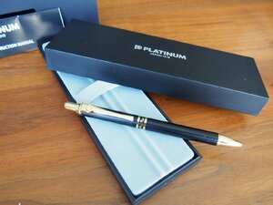 プラチナ万年筆 PLATINUM PEN★ブラック ボールペン★BME-1000K 菊花御紋章エンブレム入り★外箱/取説書付属★筆記具 オフィス用品 文房具