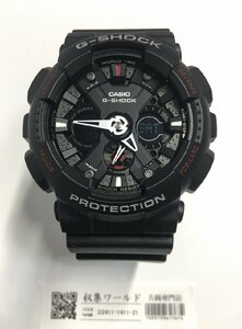 1円～カシオ/CASIO G-SHOCK/Gショック GA-120/5229 メンズ腕時計 アナデジ ブラック-中古美品-D2210