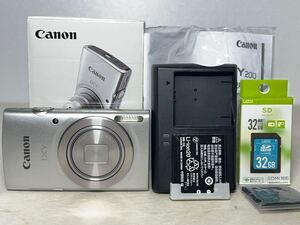 ◆極美品◆ Canon キヤノン IXY 200 コンパクトデジタルカメラ 32GBメモリ 元箱 