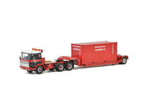 新品 WSI MODELS 1/50 MAMMOET マムート DAF 2600 6X4 ローローダー LOWLOADER + 20 FT コンテナ CONTAINER 02-2159 / 410332