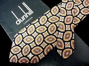 ♪今週の特売980円～♪0853W♪状態並品【dunhill】ダンヒル【ペイズリー dロゴ 柄】ネクタイ♪