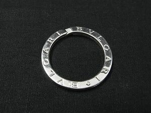 1円 ■美品■ BVLGARI ブルガリブルガリ SV925 ネックレストップ ペンダントチャーム キーリング アクセサリー シルバー系 FC6658