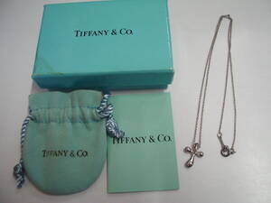 TIFFANY　&　Co.　ティファニー　ネックレス　ミニクロス　エルサペレッティ