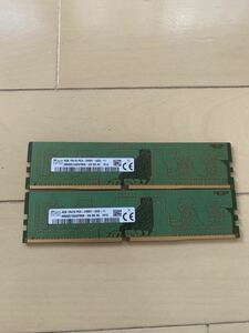 ★③★作動品★ SKhynix 1Rx16 PC4-2400T-UCO-11 4GB★2枚セット