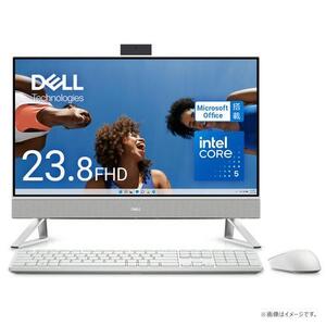 新品保証付き23.8型 デル DELL AI57-EHHBW デスクトップパソコン Inspiron 24 5430 オールインワン パールホワイト Win11/Core5/10コア12 