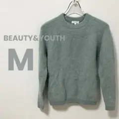 BEAUTY&YOUTH ミントグリーン セーター 長袖　ニット