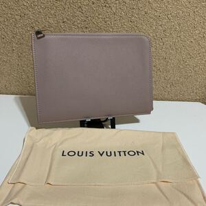 未使用品　 LOUIS VUITTON ルイヴィトン クラッチバッグ セカンドバッグ　ポシェット　ジュールPM トリヨン　レザー　L字ファスナー