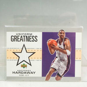 UPPER DECK Anfernee Hardaway アンファニー ハーダウェイ UNIFORM GREATNESS AH-U ジャージー カード ペニーハーダウェイ NBA K5869