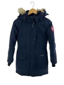 CANADA GOOSE◆ダウンジャケット/XS/ポリエステル/ネイビー/6550LA/袖口スレ有