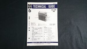 『ナショナル(National)テクニカルガイド(TECHNICAL GUIDE) 11C 7 TR FM/AM 2バンドポータブルラジオ ラジオ RF-720 IC 昭和48年5月』松下