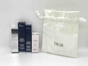 （IS2338）Christian Dior/ディオール リップグロウ リップグロス 美容液 マキシマイザー 巾着 おまとめ5点 