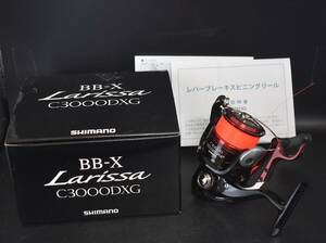 W6-9 【現状品】 SHIMANO シマノ BB-X Larissa ラリッサ C3000DXG スピニングリール 釣具 リール 