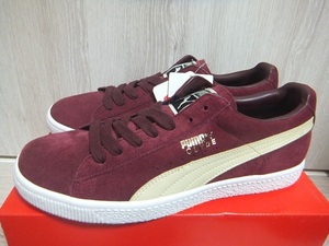 新品 10年製 PUMA CLYDE PREMIUM 28.0cm レッドマホガニー／ヘイ☆プーマ クライド プレミアム