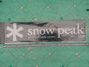 snow peakスノーピーク ロゴ ステッカー アスタリスク「NV-008」全長約600㎜大型デカールになります。
