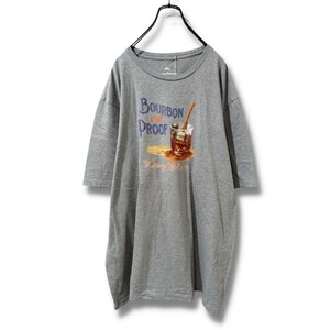 Tommy Bahama　トミーバハマ　プリントTシャツ　古着　グレー　BC95