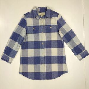 DENIM&SUPPLY RALPH LAUREN デニムアンドサプライ　七分袖シャツ　ブロックチェック　レディース　Sサイズ　ラルフローレン　35-82a