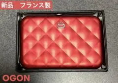 OGON キルティング柄　カードケース スキミング防止機能付