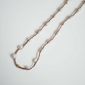 2023 / journal standard luxe購入品 / VELATTI ヴェラッティ / LONG NECKLACE WITH PEARL ネックレス / 23091450000230 / 2404-0355