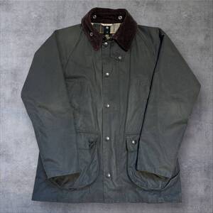 【美品】 Barbour SL BEDALE Khaki 36 英国製 オイルジャケット 送料無料