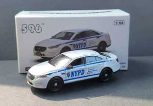 596 model 1/64 2014 FORD フォード トーラス NYPD パトカー ミニカー 警察 日本未発売