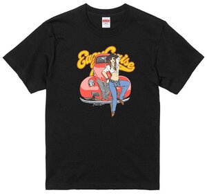 村田峻治 画伯 EASYCRUISE コラボ Ｔシャツ 1939 シボレー 黒 天空の城ラピュタ うる星やつら 作画担当 ホットロッド アメ車 50s 60s 70s