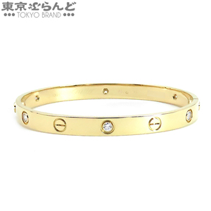 101702158 カルティエ CARTIER ラブ ブレスレット B6013918 B6013900 K18YG ダイヤモンド 6PD ハーフダイヤ #18 レディース メーカー仕上済