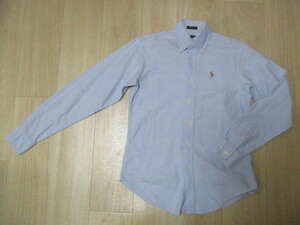 ラルフローレン・（株）インパクト２１・長袖ボタンダウンシャツ・サイズ0
