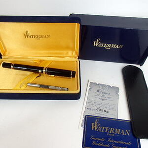 1円スタート激レア 美品 WATERMAN ウォーターマン ペン先 1883 1983 18K 750 万年筆 箱付き 32521 11-2