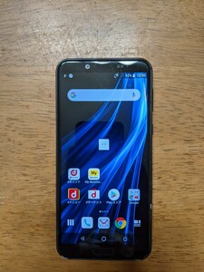 IY0991 docomo SIMフリー AQUOS sens2 SH-01L SHARP 4Gスマホ 簡易確認＆簡易清掃＆初期化OK 判定○ WebにてSIMロック解除受付手続済