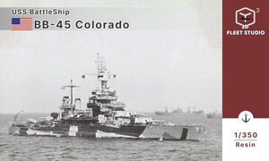 1/350 レジン アメリカ海軍 戦艦コロラド ガレージキット 未組立 プラモデル フルハル