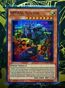 英語 　SPYRAL-ボルテックス SPYRAL Sleeper　スーパーレア　１枚　MACR-EN086　「　1st　」　　個数：3