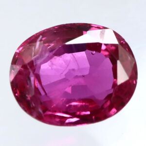 1円〜!!ソ付!!（天然ルビー0.55ct）d 約5.10×4.16mm ルース 裸石 corundum コランダム ruby 宝石 jewelry BB8/BB8 テDG0 w4★10